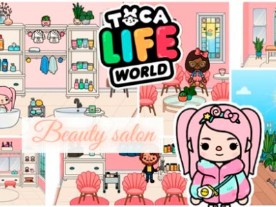 Toca Life - Beauty Salon background
